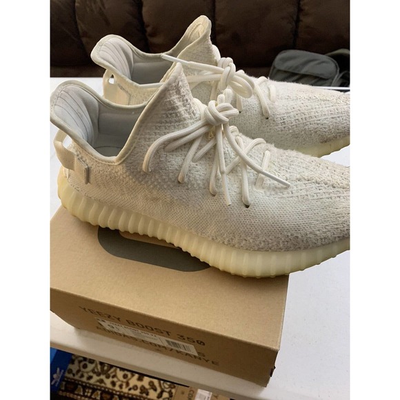 AUTHENTC Adidas Yeezy Boost 350 V2 Zebra White Black Red Kanye West Men Size 9.5 main image 6